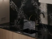 Кварцевый агломерат Black Mirror